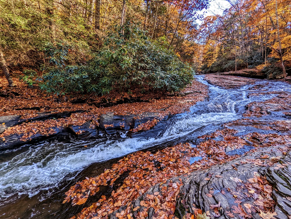 Meadow Run Slides in Ohiopyle State Park