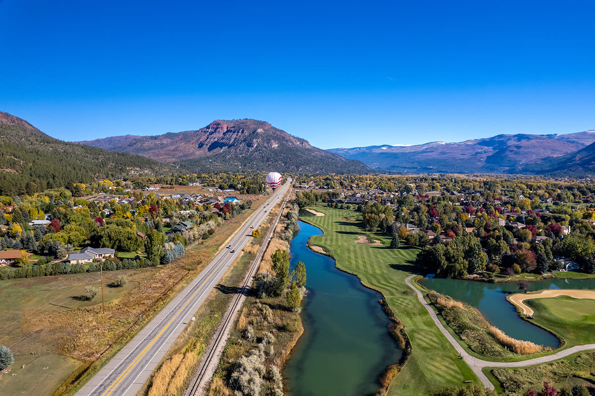 Hermosa and Highway 550 During the Fall
